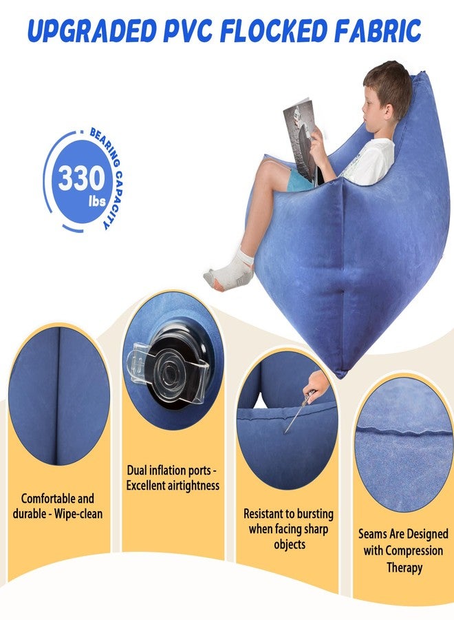Bghdas Sensory Chair for Kids, Sensory Toys for Autistic Children (Blue) - Image 5