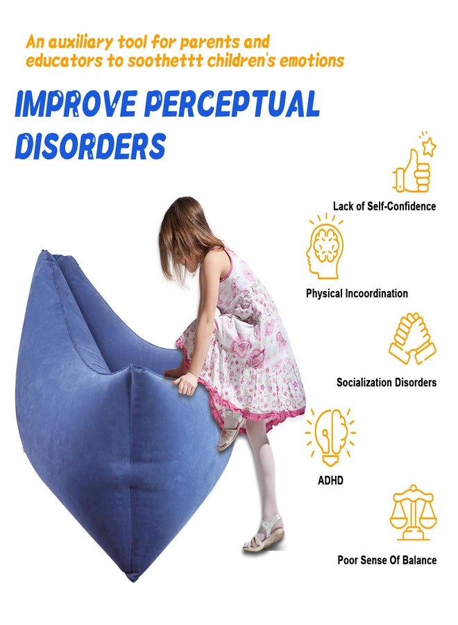 Bghdas Sensory Chair for Kids, Sensory Toys for Autistic Children (Blue) - Image 4