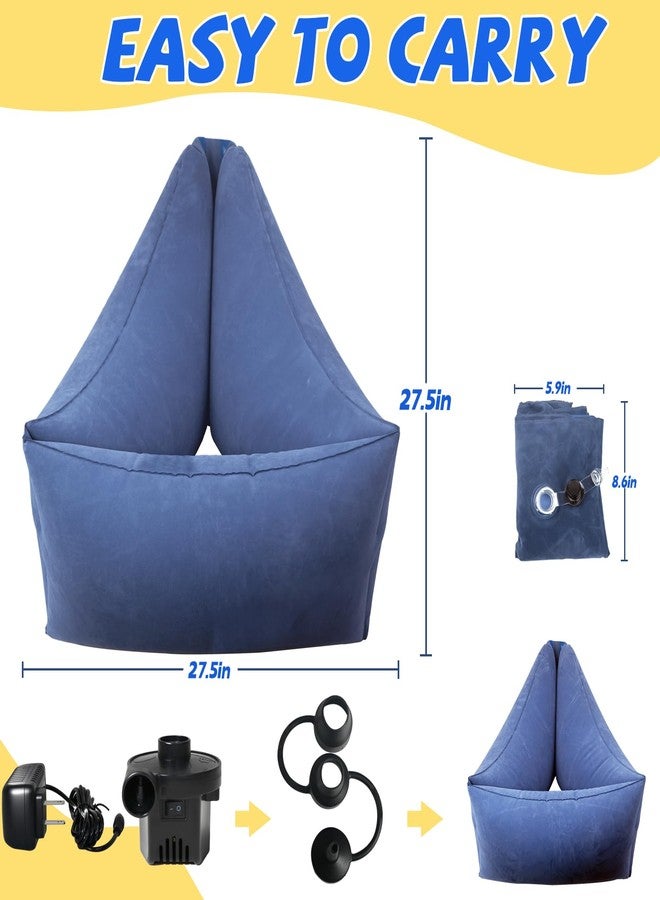 Bghdas Sensory Chair for Kids, Sensory Toys for Autistic Children (Blue) - Image 2