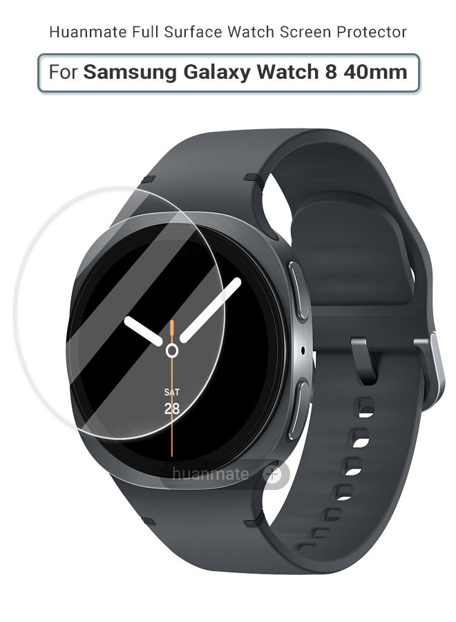 huanmate Samsung Galaxy Watch 8 40mm Premium Screen Protector- Crisp Clarity, Ultimate Safety, Shield Against Smudges, Reliable Quality, Easy Installation & Removal  - Image 1