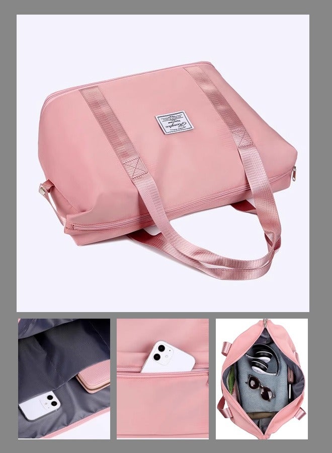 Fashion travel bag large capacity sports bag, portable luggage bag, travel handbag, dry and wet separation handbag  - Image 5