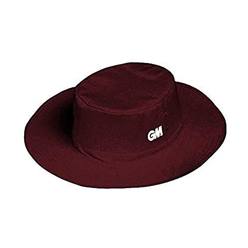 Gunn & Moore Cotton GM Unisex's Panama Cricket Hat X (1600708_Maroon, XL - Image 1