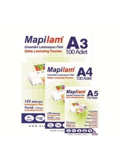 MAPi lam 125 Mic Large ID 85 x 115mm Glossy Lamination Film (1021208)  - Image 1