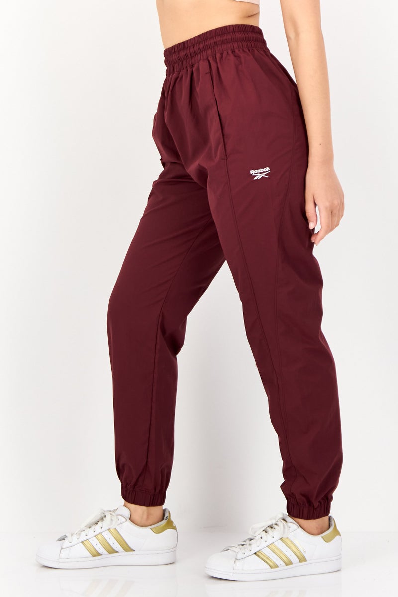 Reebok Women Sportswear Fit Outdoor Sweatpants, Maroon - Image 2