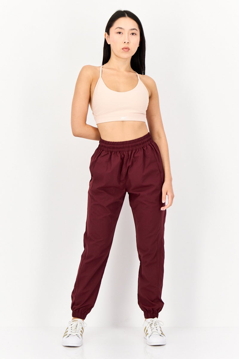 Reebok Women Sportswear Fit Outdoor Sweatpants, Maroon - Image 4