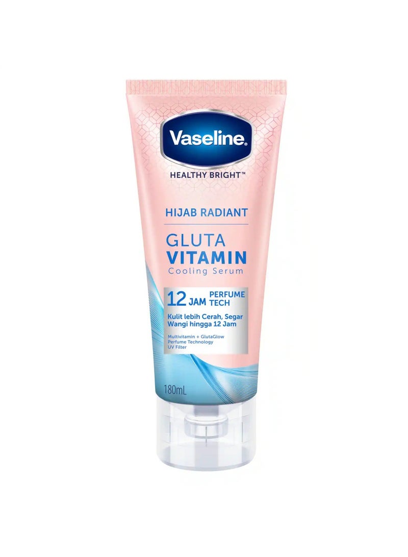 Vaseline Vaseline Hijab Bright 12H Perfume Tech All Day Radiant Cooling Serum, 180ml - Image 1