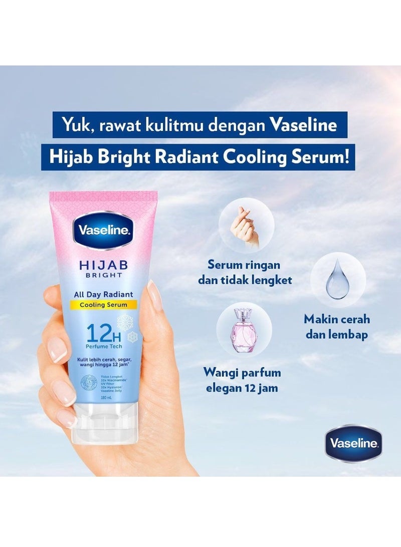Vaseline Vaseline Hijab Bright 12H Perfume Tech All Day Radiant Cooling Serum, 180ml - Image 3