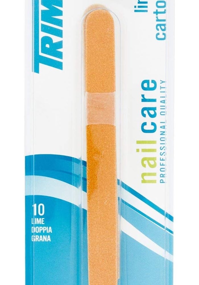 Trim Emery Board Nail Filer - 10 Count Professional Quality Nail Care Tool - Image 1