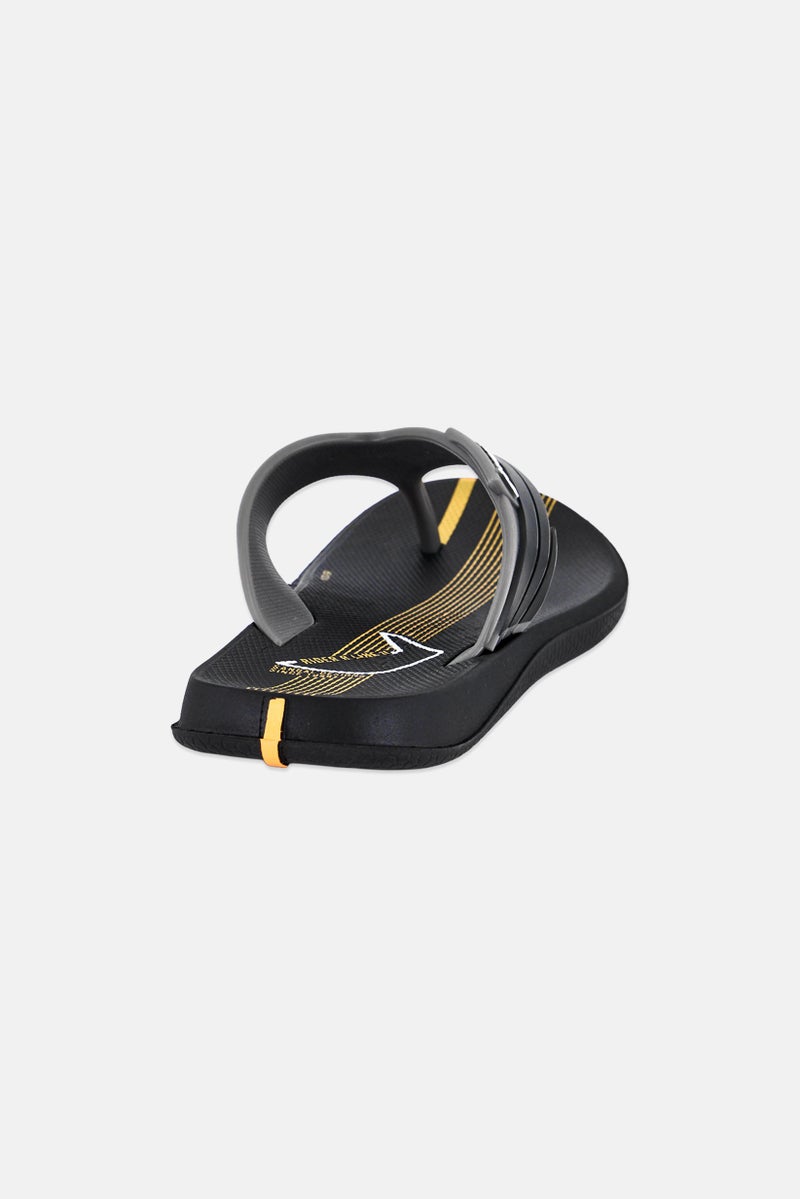 RIDER Kids Boy R Line II Slip On Slippers, Black - Image 3