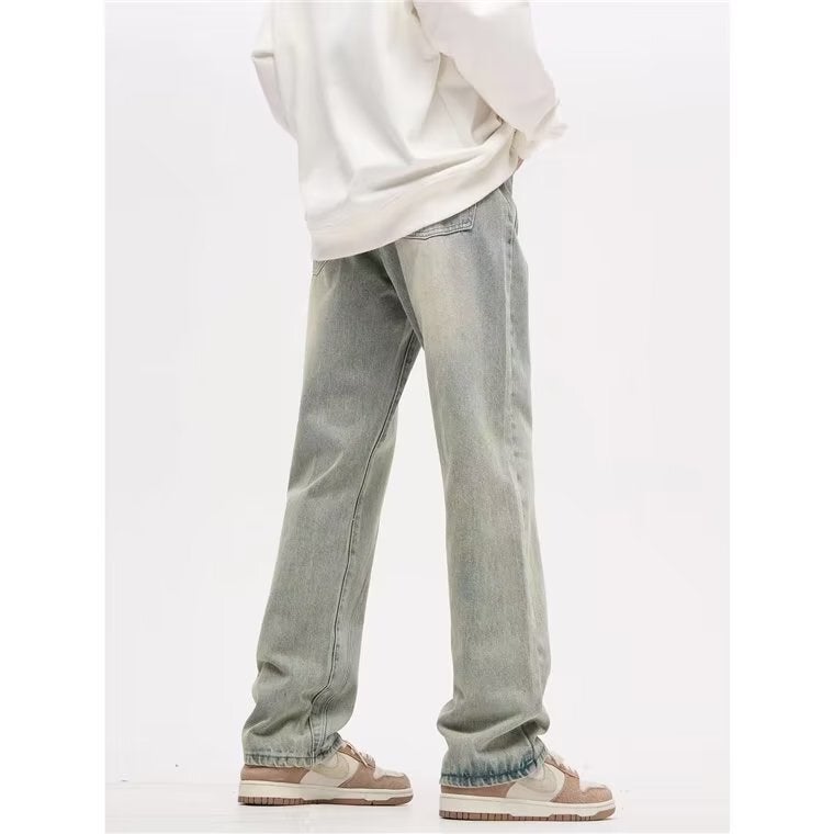 Unisex Classic Denim Jeans Loose Fit Daily Outdoor Wear - Image 4