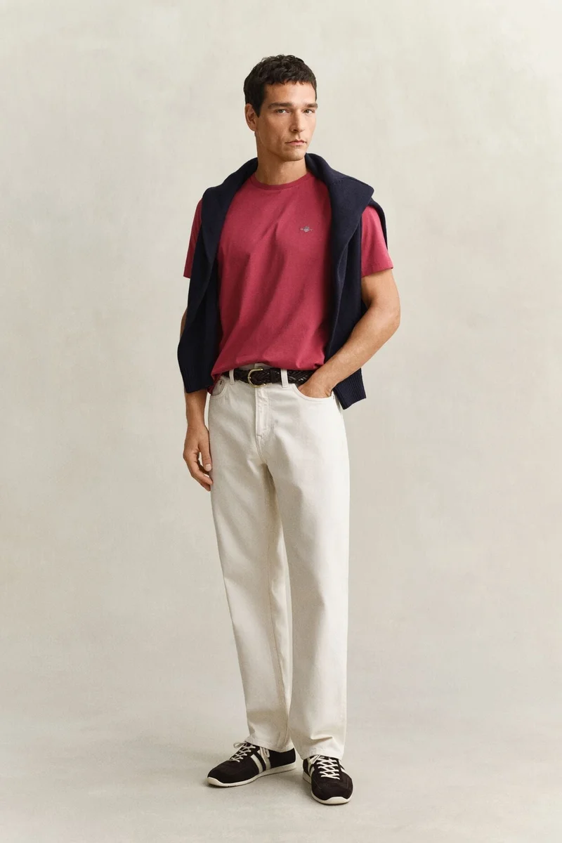 GANT  Regular Shield Short Sleeve T-Shirt for Men | Best Price UAE