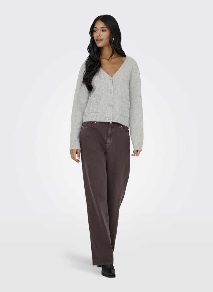 ONLY Onlrene Life Buttoned Long Sleeve Cardigan - Image 5