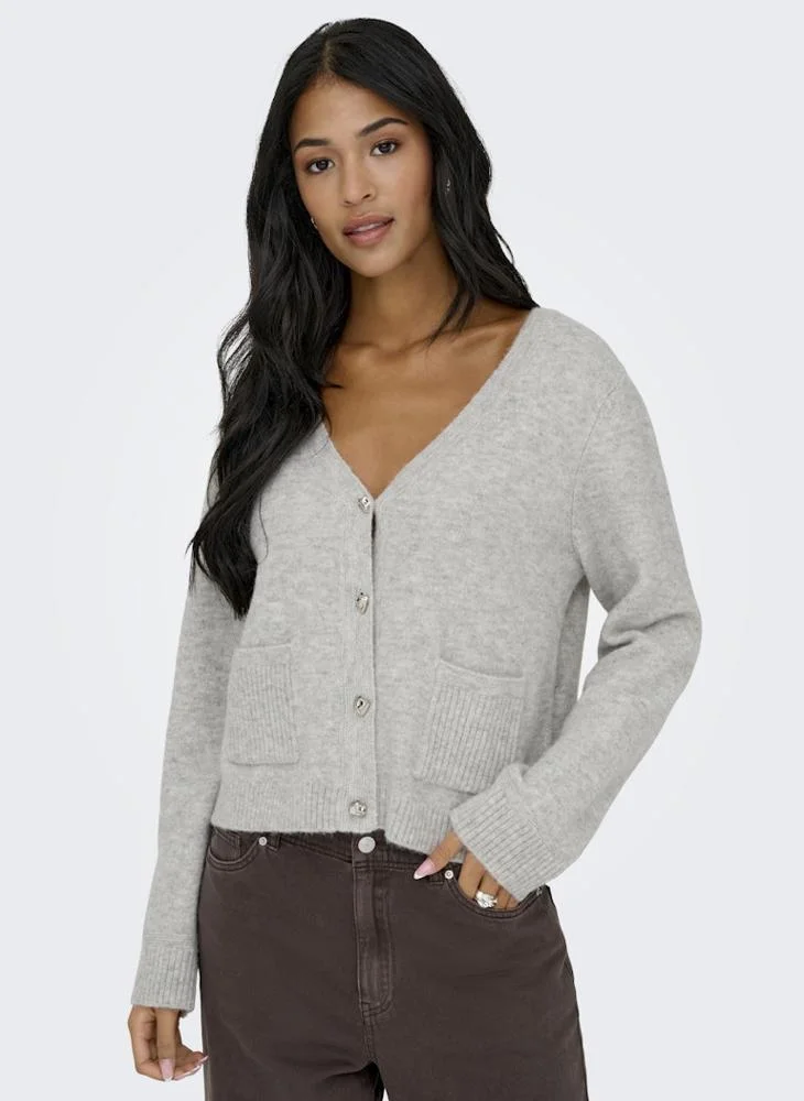 Onlrene Life Buttoned Long Sleeve Cardigan