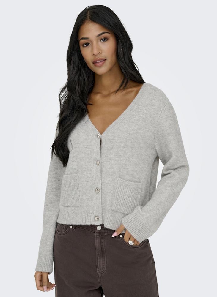 ONLY Onlrene Life Buttoned Long Sleeve Cardigan - Image 1