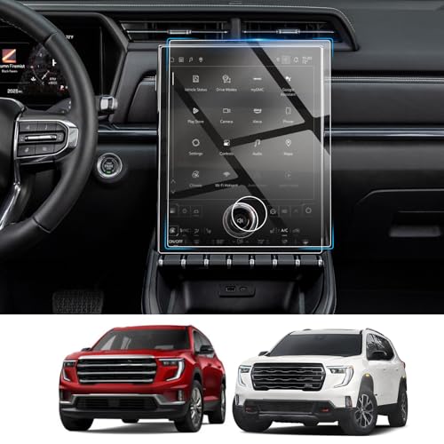 Moonlinks 2PCS Tempered Glass Screen Protector 15" Compatible with 2024 2025 GMC Acadia (Elevation/AT4/Denali) 15Inch 9H Hardness Navigation Touchscreen Protector for 2024 Acadia - Image 1