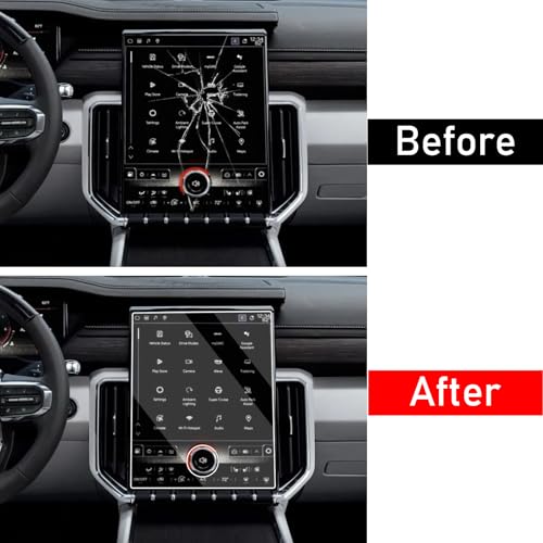 Moonlinks 2PCS Tempered Glass Screen Protector 15" Compatible with 2024 2025 GMC Acadia (Elevation/AT4/Denali) 15Inch 9H Hardness Navigation Touchscreen Protector for 2024 Acadia - Image 4