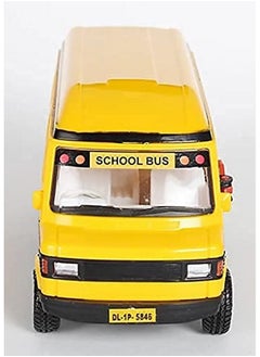 Centy CENTY Toys Traveler Yellow School Bus With Tail Gate That Opens - Pull Back Action - Safe To Use Public Transport Vehicle Toy, 3-12 years  - Image 3