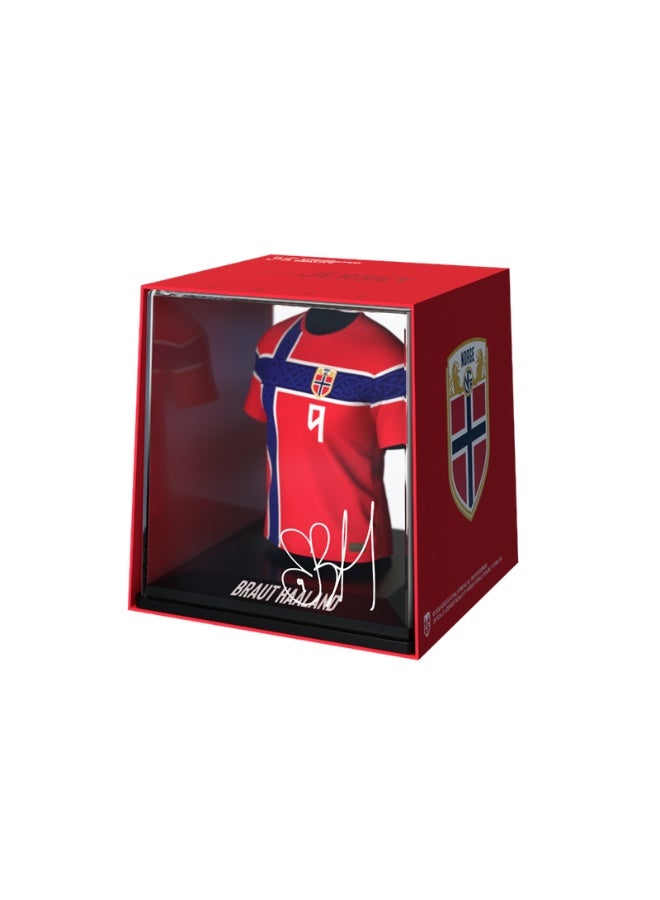 FanCollex - Erling Haaland  ( Norway )  -  Home Jersey 2026 Collectible Miniature - Image 1