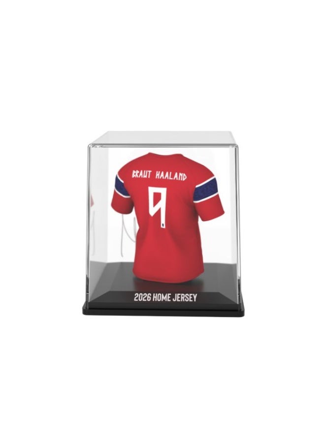 FanCollex - Erling Haaland  ( Norway )  -  Home Jersey 2026 Collectible Miniature - Image 3