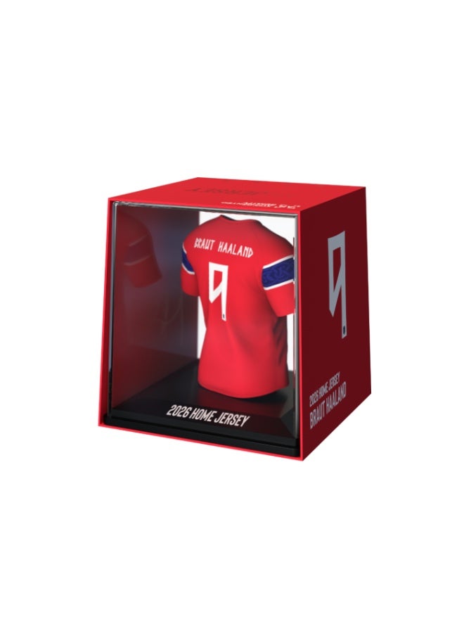 FanCollex - Erling Haaland  ( Norway )  -  Home Jersey 2026 Collectible Miniature - Image 4