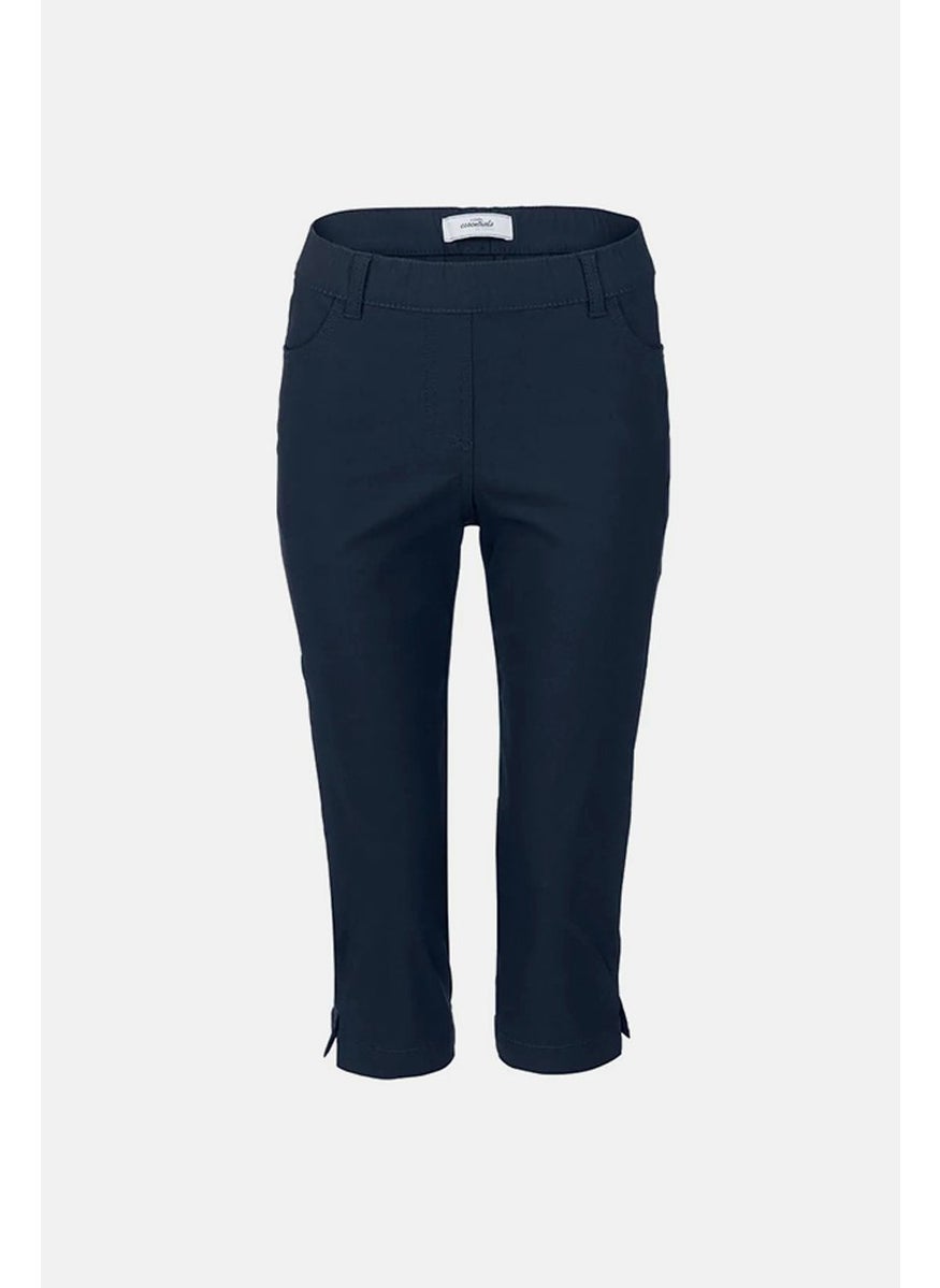 Tchibo Women Bengalin Hose Pants, Dark Blue  - Image 3