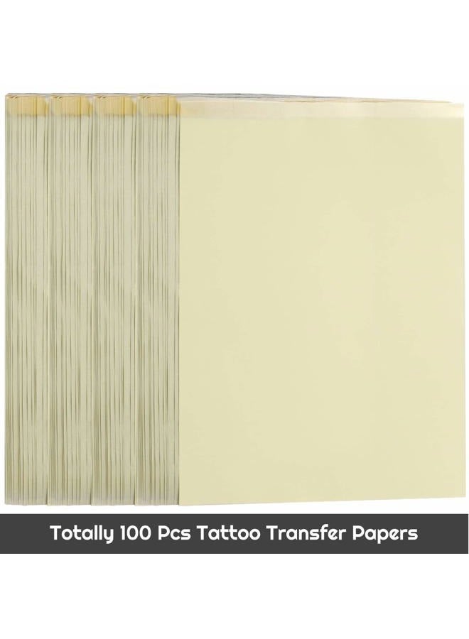 cridoz Tattoo Transfer Paper, 100 Sheets Tattoo Stencil Transfer Paper for Tattooing - Image 2