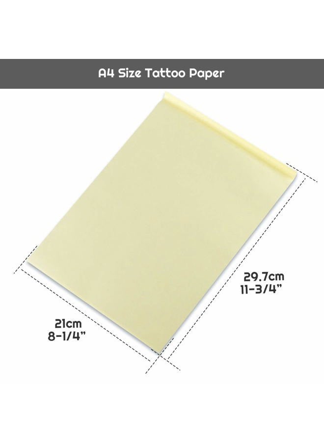 cridoz Tattoo Transfer Paper, 100 Sheets Tattoo Stencil Transfer Paper for Tattooing - Image 3