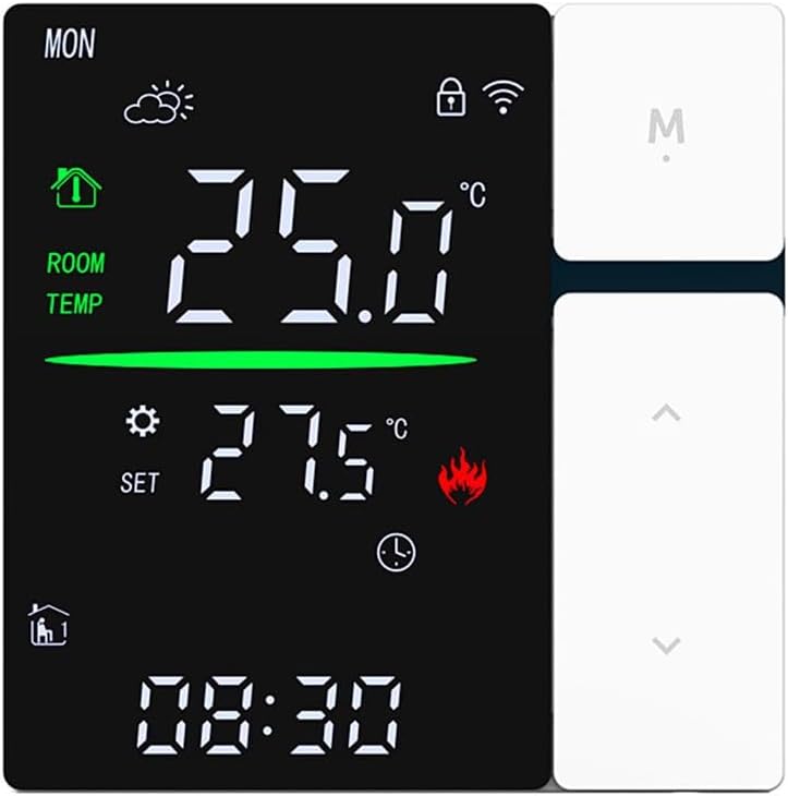Smart WiFi Thermostat Programmable For Floor Heating Boiler Alexa Google Assistant White 16A WIFI - Image 2