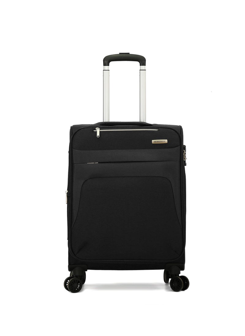 GIORDANO Giordano Softside  Luggage Trolley 3 PCS Set ,Black(S-19",M-23",L-27")  - Image 2