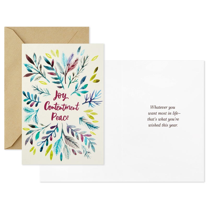 Hallmark Tree of Life Rosh Hashanah Card Assortment  Watercolors (6 cards with Envelopes) - Image 3