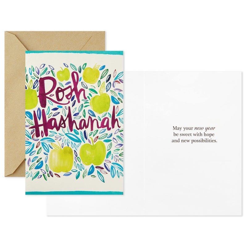 Hallmark Tree of Life Rosh Hashanah Card Assortment  Watercolors (6 cards with Envelopes) - Image 2