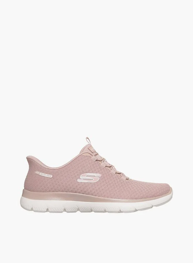 Skechers PINK Women Summits Slip-On Sports Shoes for Women | Best Price UAE
