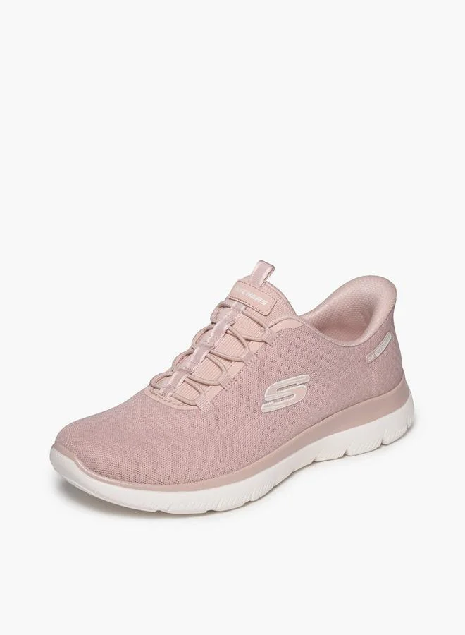 Skechers PINK Women Summits Slip-On Sports Shoes for Women | Best Price UAE