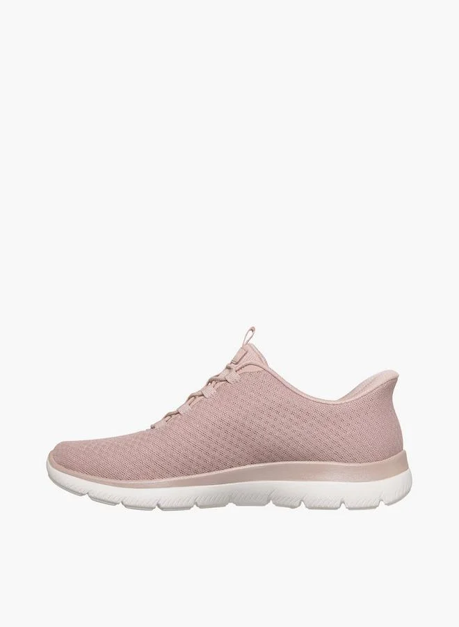 Skechers PINK Women Summits Slip-On Sports Shoes for Women | Best Price UAE
