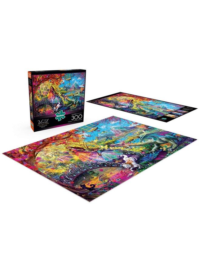 Buffalo Games Autumn Castle Festival 300 Large Piece Jigsaw Puzzle - Image 5