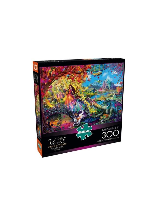 Buffalo Games Autumn Castle Festival 300 Large Piece Jigsaw Puzzle - Image 4