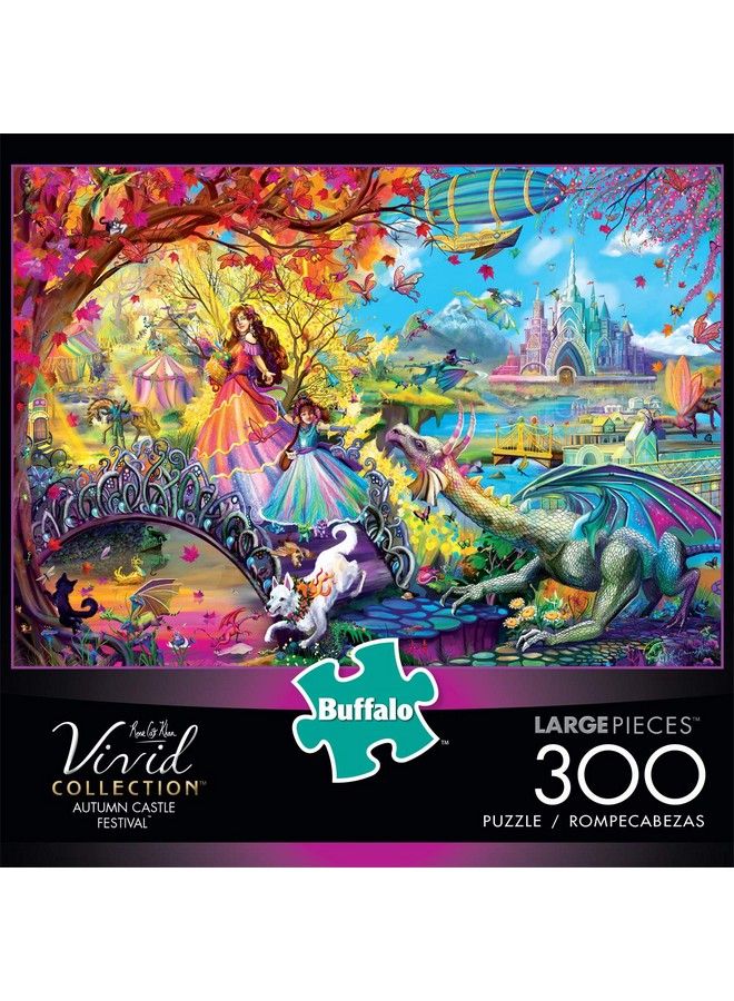 Buffalo Games Autumn Castle Festival 300 Large Piece Jigsaw Puzzle - Image 3