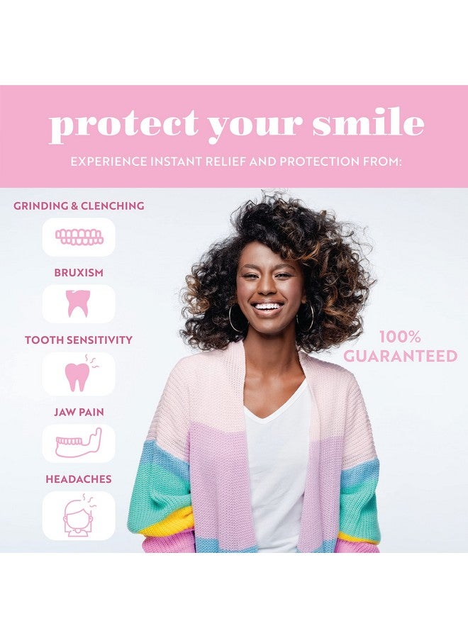 CUSTMBITE Sleep Peachy Night Guard for Women - Pack of 2 Mouth Guard for Teeth Grinding, Clenching and Bruxism (Pink) - Image 2