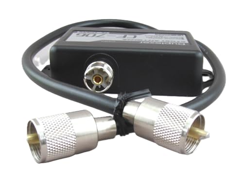 Comet CF-706 Duplexer for Transceivers HF VHF UHF 1.6–30 MHz / 49–470 MHz / 840–2000 MHz with PL-259 Connectors High Isolation Low Loss Coaxial Splitter Combiner for Amateur Radio and Base Use - Image 2