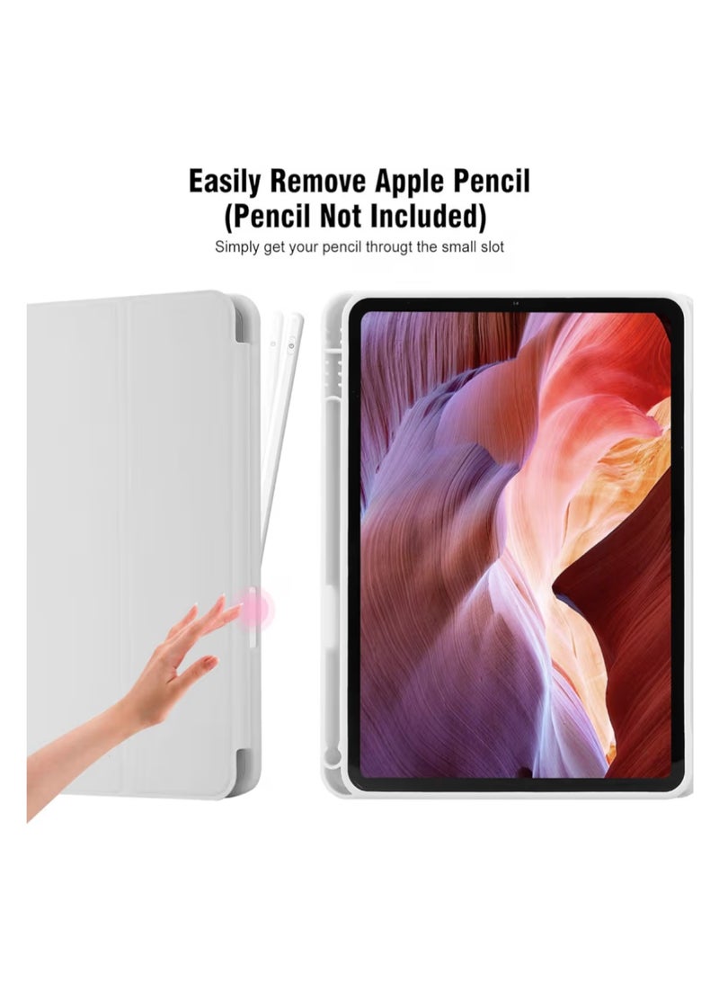 Case for Air 11 Inch 2024/2025 Model with pencil Holder, slim Tablet Cover with soft TPU Back, Auto Wake/Sleep - Image 2