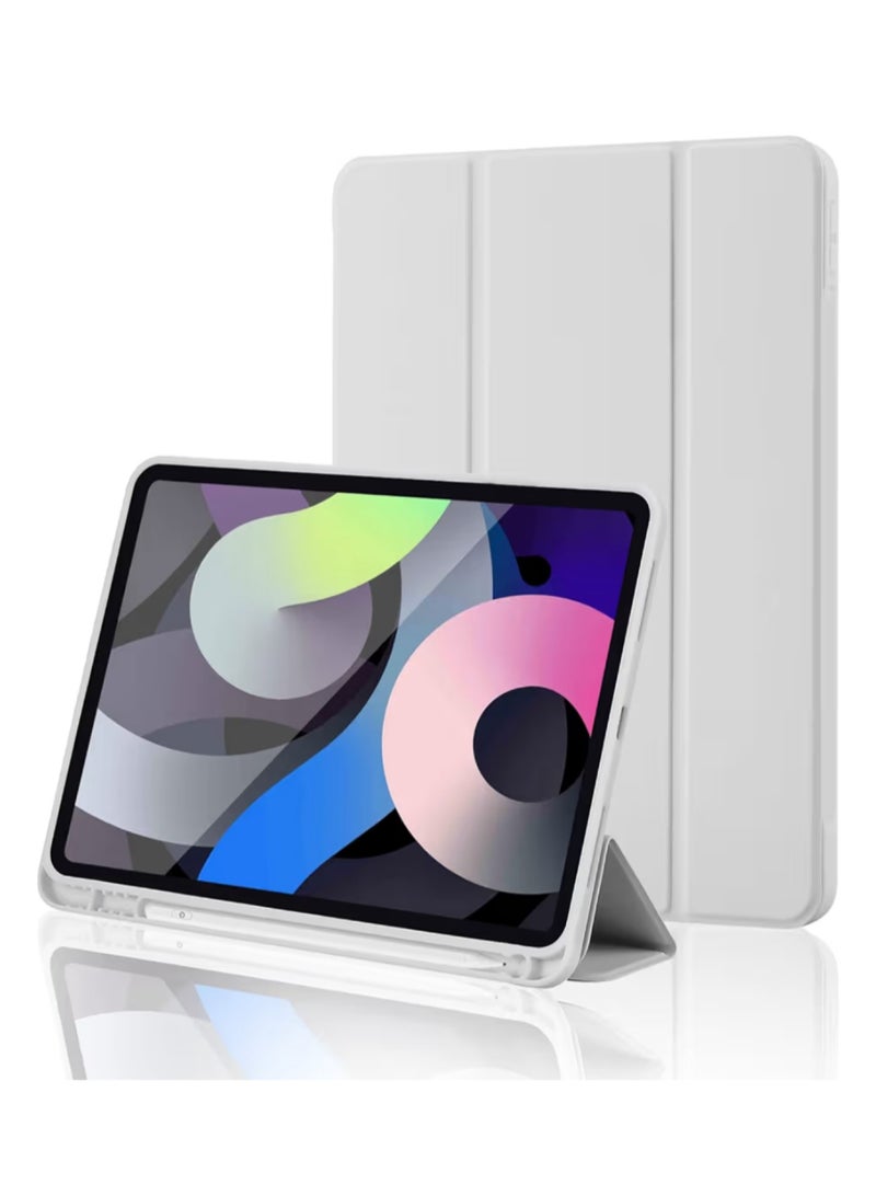 Case for Air 11 Inch 2024/2025 Model with pencil Holder, slim Tablet Cover with soft TPU Back, Auto Wake/Sleep - Image 1