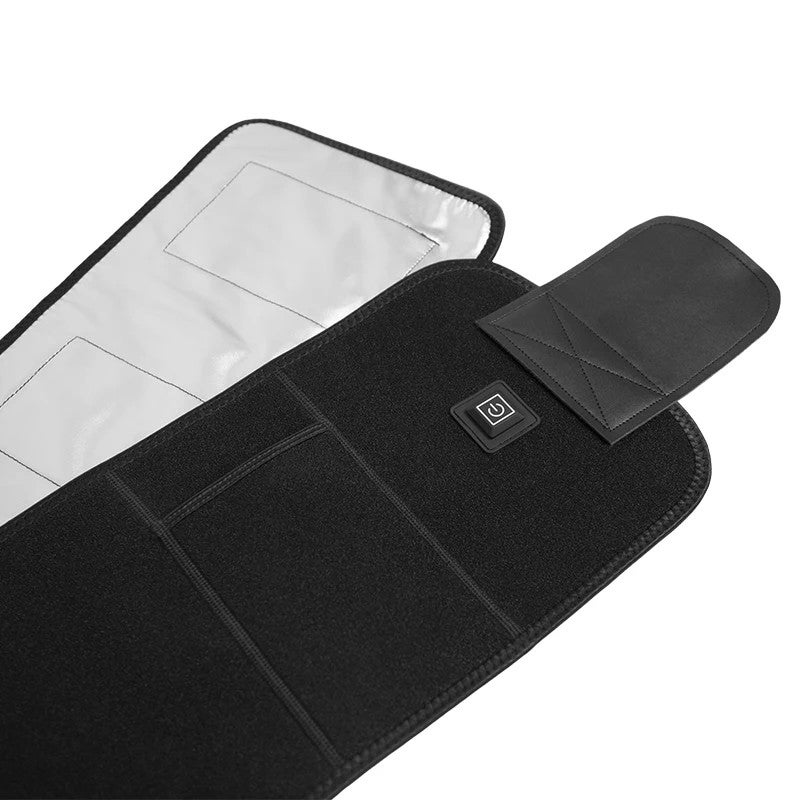Bluejw Men Women Gym Waist Trimmer Wrap - Sweat Band Lumber Support Belt - Slimming Waist Trainer - Low Price Black - Image 4