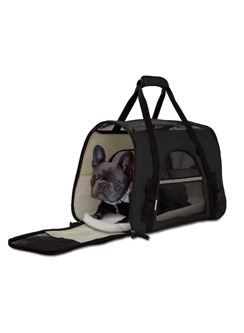 Generic Pet's Foldable Soft Pet Carrier Bag Carrier Soft Sided Travel Bag Airline Approved for Cats & Dogs - Image 2