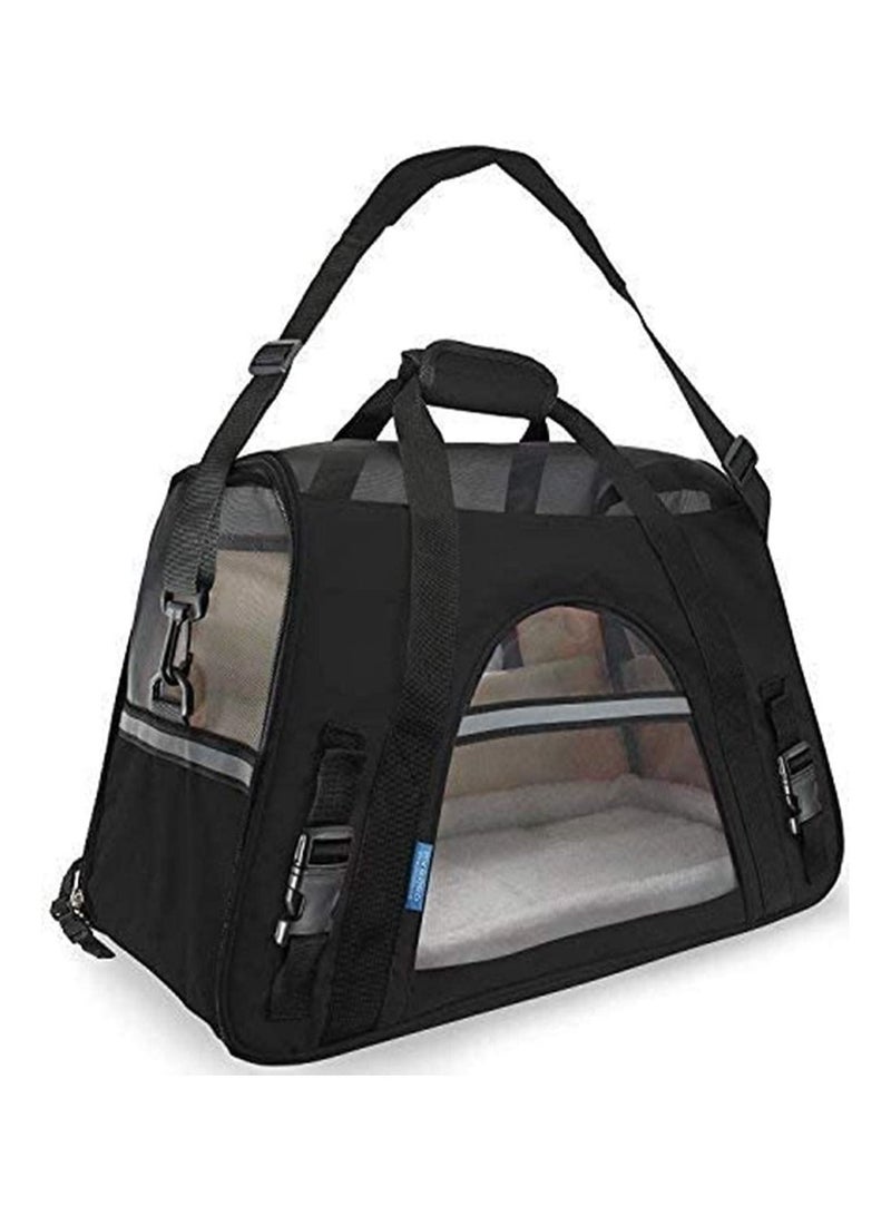 Generic Pet's Foldable Soft Pet Carrier Bag Carrier Soft Sided Travel Bag Airline Approved for Cats & Dogs - Image 1