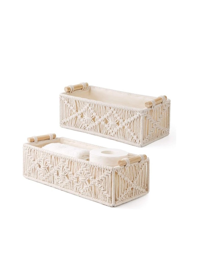 Antikiano Macrame Storage Baskets - Image 1