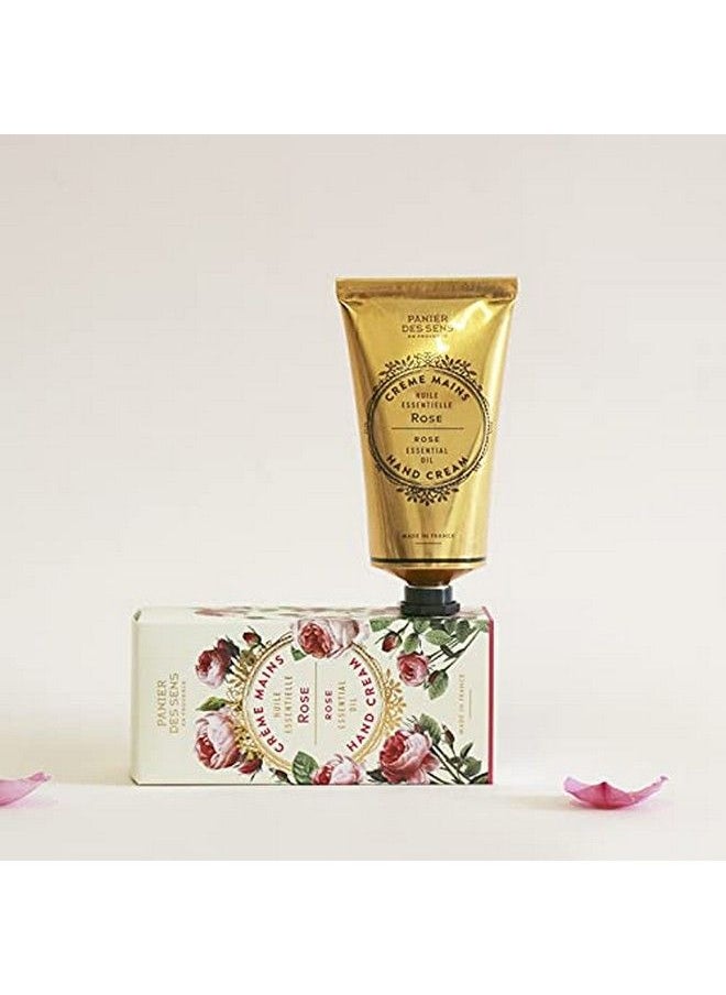 PANIER DES SENS Rose Hand Cream For Dry Cracked Hands With Olive Oil Made In France 97% Natural 2.6Floz75Ml  - Image 4