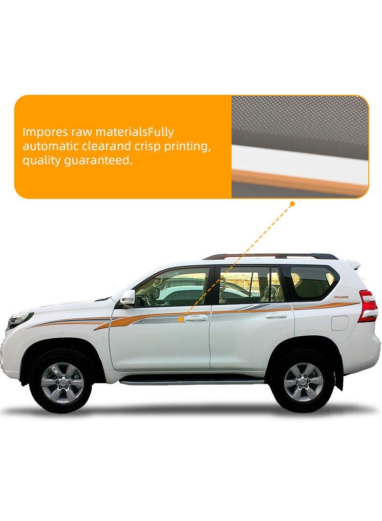 Automotive Decals Car Body PVC Stickers Pattern for 2014 Prado Toyota Land Cruiser - Image 3