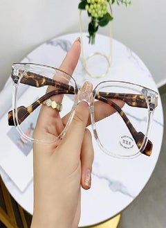 MOSU COLON Anti Blue Light Glasses Women's Large Square Myopia Glasses Men's Fashion Myopia Glasses 