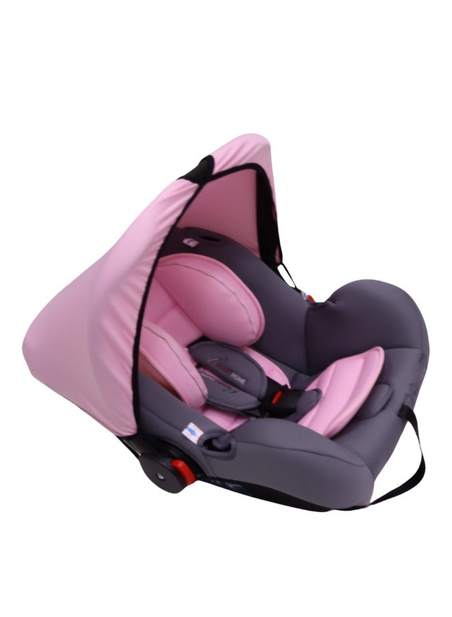 سمارت هوم مقعد سيارة محمول للأطفال مبطن بمادة ناعمة بحزام بخمسة نقاط تثبيت بتصميم مريح مع حامل وقابل للغسل - Image 3
