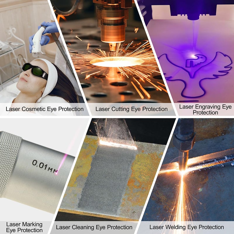 Dubofu Laser Safety Glasses Eye Protection Goggles For 200Nm-450Nm/ 800Nm-2000Nm/1064Nm Wavelength  Laser Engraver Laser Cutting Protective Glasses - Image 5